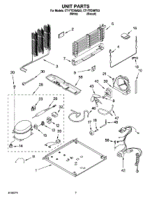 04 - Unit Parts parts for Whirlpool Refrigerator ET1FTEXMQ03 from AppliancePartsPros.com