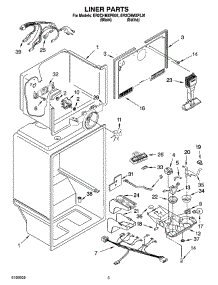03 - Liner Parts parts for Whirlpool Refrigerator ER2CHMXPB01 from AppliancePartsPros.com