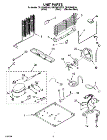 05 - Unit Parts parts for Whirlpool Refrigerator GR2FHMXPB02 from AppliancePartsPros.com