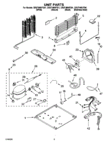05 - Unit Parts parts for Whirlpool Refrigerator GR2FHMXPQ01 from AppliancePartsPros.com