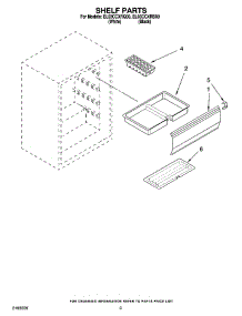03 - Shelf Parts parts for Whirlpool Refrigerator EL03CCXRB00 from AppliancePartsPros.com