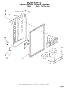 04 - Door Parts parts for Whirlpool Refrigerator EL05CCXRB00 from AppliancePartsPros.com