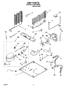 05 - Unit Parts parts for Whirlpool Refrigerator GT2SHKXMS02 from AppliancePartsPros.com