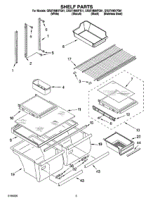 03 - Shelf Parts parts for Whirlpool Refrigerator GR2FHMXPS01 from AppliancePartsPros.com
