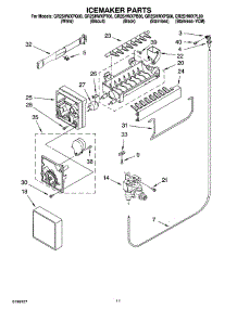 06 - Icemaker Parts parts for Whirlpool Refrigerator GR2SHWXPT00 from AppliancePartsPros.com