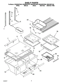 03 - Shelf Parts parts for Whirlpool Refrigerator GR2SHWXPS00 from AppliancePartsPros.com