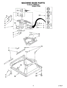 05 - Machine Base parts for Whirlpool Washer LSB6000LQ0 from AppliancePartsPros.com