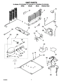 04 - Unit Parts parts for Whirlpool Refrigerator ET1LFKXKB04 from AppliancePartsPros.com