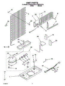 04 - Unit Parts parts for Whirlpool Refrigerator ET8BPKXKQ03 from AppliancePartsPros.com