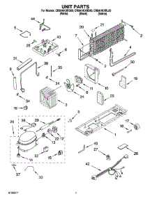 04 - Unit Parts parts for Whirlpool Refrigerator ER8AHKXRB00 from AppliancePartsPros.com