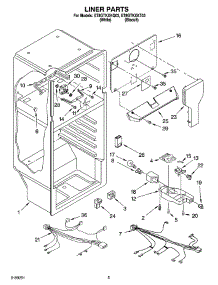 03 - Liner Parts parts for Whirlpool Refrigerator ET8GTKXKT03 from AppliancePartsPros.com