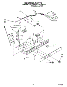 11 - Control Parts parts for Whirlpool Refrigerator 7ED2GTQXPL00 from AppliancePartsPros.com