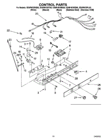 11 - Control Parts parts for Whirlpool Refrigerator ED5PHEXRS00 from AppliancePartsPros.com
