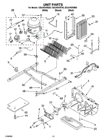 09 - Unit Parts parts for Whirlpool Refrigerator ED2JHGXRQ00 from AppliancePartsPros.com