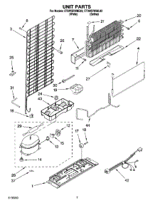 04 - Unit Parts parts for Whirlpool Refrigerator ET0WSRXML03 from AppliancePartsPros.com