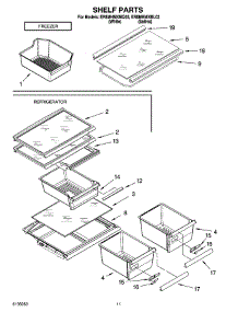 06 - Shelf Parts, Optional Parts parts for Whirlpool Refrigerator ER8MHMXML03 from AppliancePartsPros.com