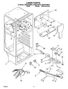 03 - Liner Parts parts for Whirlpool Refrigerator ER8GHKXMT03 from AppliancePartsPros.com