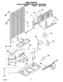 04 - Unit Parts parts for Whirlpool Refrigerator ER8GHKXMQ03 from AppliancePartsPros.com