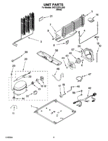 05 - Unit Parts parts for Whirlpool Refrigerator 5VET1DTKLQ03 from AppliancePartsPros.com