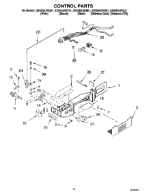 10 - Control Parts parts for Whirlpool Refrigerator GS5SHAXNS01 from AppliancePartsPros.com