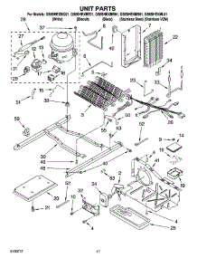 11 - Unit Parts parts for Whirlpool Refrigerator GS6SHEXMS01 from AppliancePartsPros.com