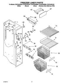 04 - Freezer Liner Parts parts for Whirlpool Refrigerator GS2SHAXNB01 from AppliancePartsPros.com