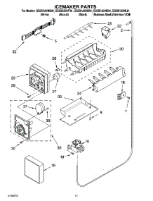 10 - Icemaker Parts parts for Whirlpool Refrigerator GS2SHAXNS01 from AppliancePartsPros.com