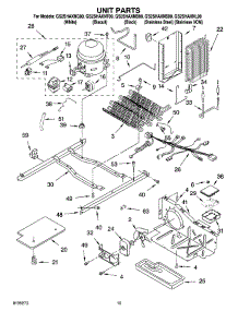 09 - Unit Parts parts for Whirlpool Refrigerator GS2SHAXNB01 from AppliancePartsPros.com