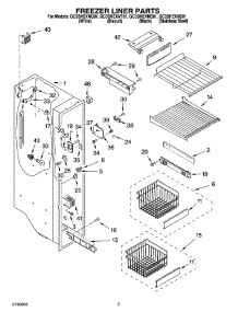04 - Freezer Liner Parts parts for Whirlpool Refrigerator GC3SHEXNT01 from AppliancePartsPros.com