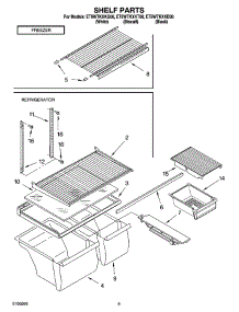 05 - Shelf Parts, Optional Parts parts for Whirlpool Refrigerator ET8WTKXKQ08 from AppliancePartsPros.com