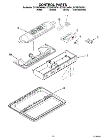 10 - Control Parts parts for Whirlpool Refrigerator GC5SHEXNS01 from AppliancePartsPros.com