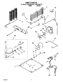 04 - Unit Parts parts for Whirlpool Refrigerator ET8WTMXKT07 from AppliancePartsPros.com