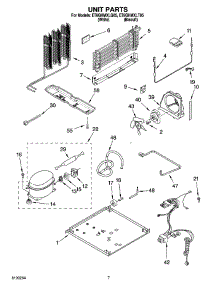 04 - Unit Parts parts for Whirlpool Refrigerator ET8GHMXLQ05 from AppliancePartsPros.com
