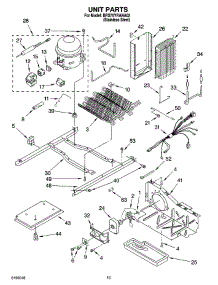 09 - Unit Parts parts for Whirlpool Refrigerator BRS70YRANA02 from AppliancePartsPros.com