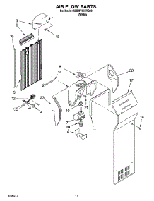 07 - Air Flow Parts parts for Whirlpool Refrigerator 6ES2FHKXRQ00 from AppliancePartsPros.com