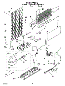 04 - Unit Parts parts for Whirlpool Refrigerator ET0WSRXMQ02 from AppliancePartsPros.com