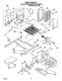 09 - Unit Parts parts for Whirlpool Refrigerator 7ED2GTQXPQ00 from AppliancePartsPros.com