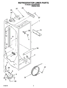 02 - Refrigerator Liner Parts parts for Whirlpool Refrigerator 6GS5SHGXRS00 from AppliancePartsPros.com