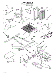 09 - Unit Parts parts for Whirlpool Refrigerator 6GS5SHGXRS00 from AppliancePartsPros.com