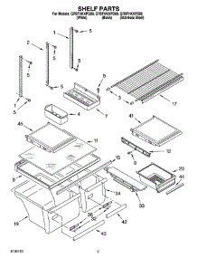 03 - Shelf Parts parts for Whirlpool Refrigerator GR9FHKXPB00 from AppliancePartsPros.com