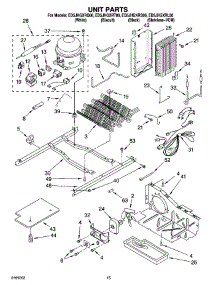 09 - Unit Parts parts for Whirlpool Refrigerator ED5JHGXRB00 from AppliancePartsPros.com
