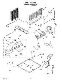 04 - Unit Parts parts for Whirlpool Refrigerator 8ET8MTKXKT05 from AppliancePartsPros.com