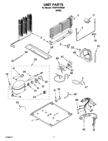 04 - Unit Parts parts for Whirlpool Refrigerator ET8WTEXMQ02 from AppliancePartsPros.com