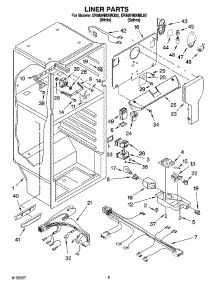03 - Liner Parts parts for Whirlpool Refrigerator ER8MHMXMQ02 from AppliancePartsPros.com