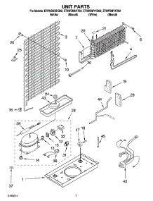 04 - Unit Parts parts for Whirlpool Refrigerator ET6WSMXKQ02 from AppliancePartsPros.com