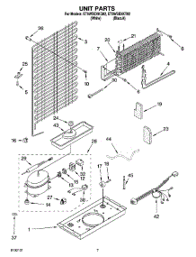 04 - Unit Parts parts for Whirlpool Refrigerator ET5WSEXKQ02 from AppliancePartsPros.com