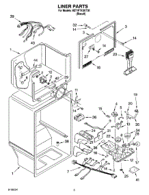 03 - Liner Parts parts for Whirlpool Refrigerator 8ET1FTKXKT05 from AppliancePartsPros.com