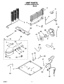 04 - Unit Parts parts for Whirlpool Refrigerator 8ET8MTKXKT04 from AppliancePartsPros.com