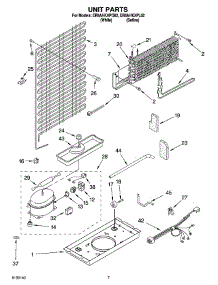 04 - Unit Parts parts for Whirlpool Refrigerator ER8AHKXPL02 from AppliancePartsPros.com
