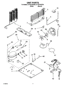 04 - Unit Parts parts for Whirlpool Refrigerator ET1WTKXKQ04 from AppliancePartsPros.com